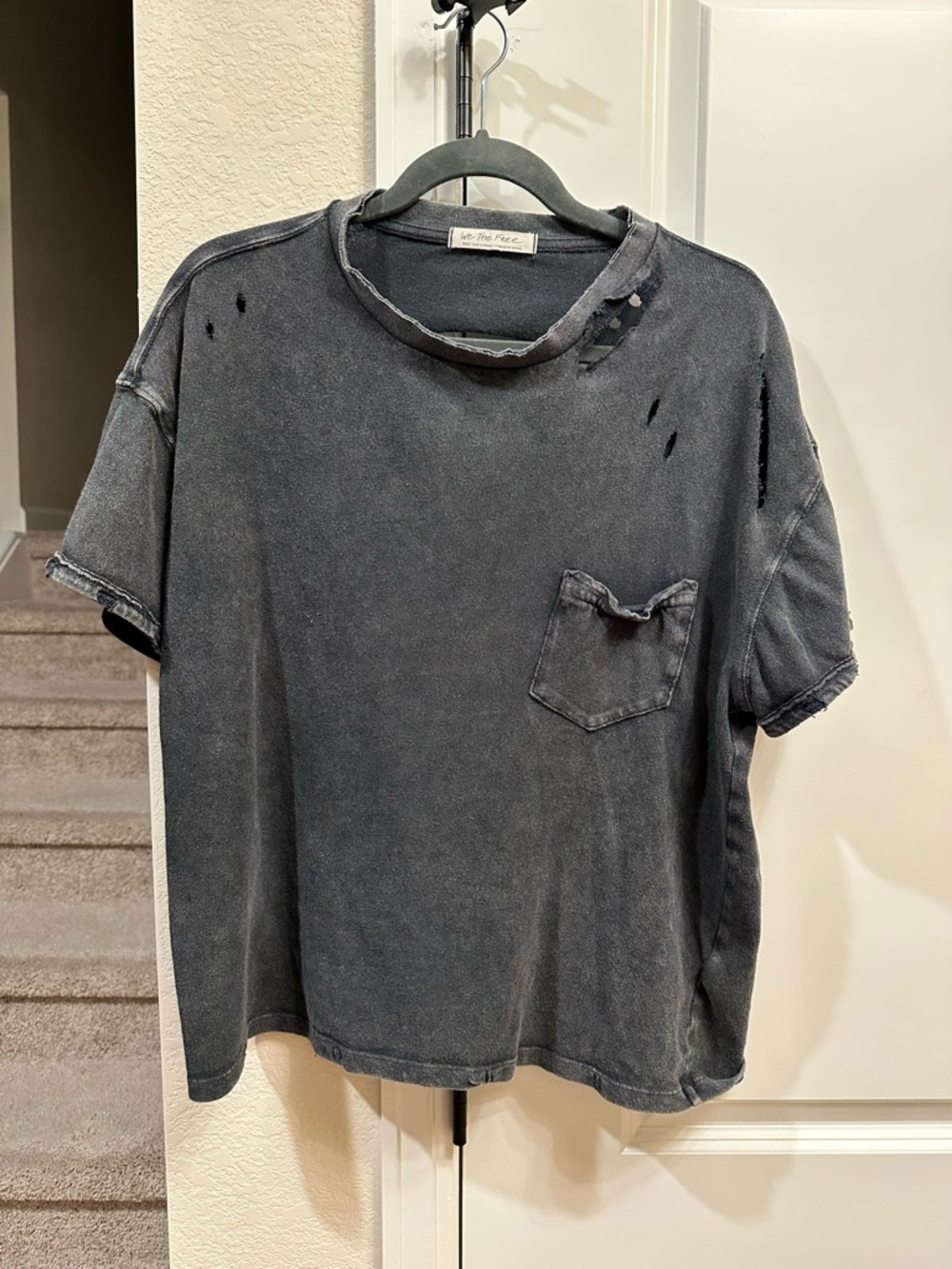 Free People Distressed T-Shirt